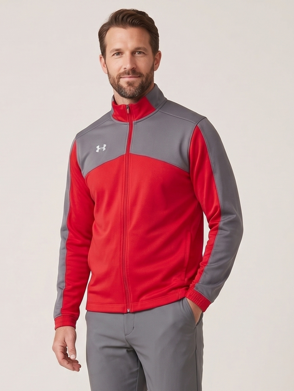 UNDER ARMOUR - Athletic Full-Zip Performance Jacket